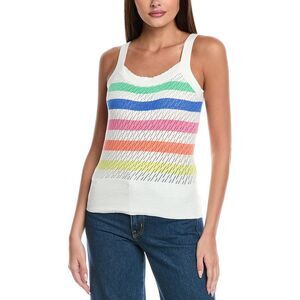 &Isla Womens  Olivia Pointelle Tank Sweater